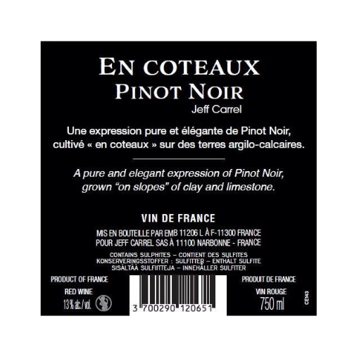 PINOT NOIR EN COTEAUX