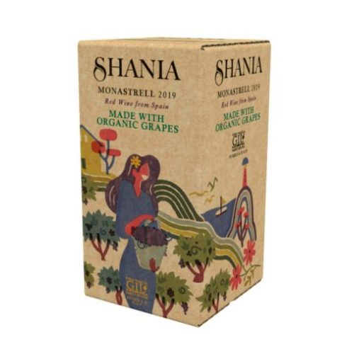 SHANIA BAG IN BOX RED MONASTRELL, 2019